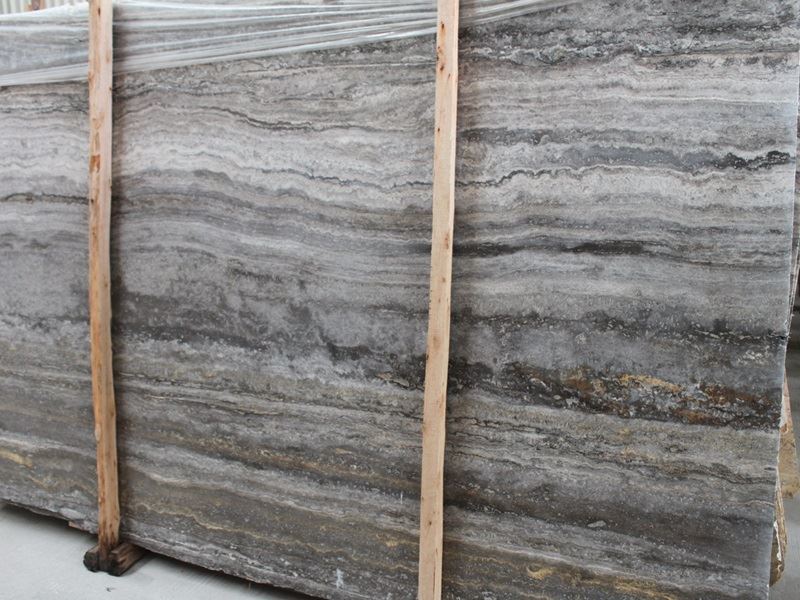 Smoky Brown Travertine Slab Smoky Brown Travertine Slab