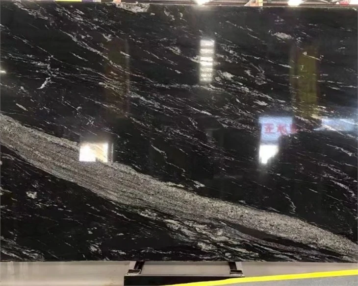 Black Cosmic Granite Slab Black Cosmic Granite Slab