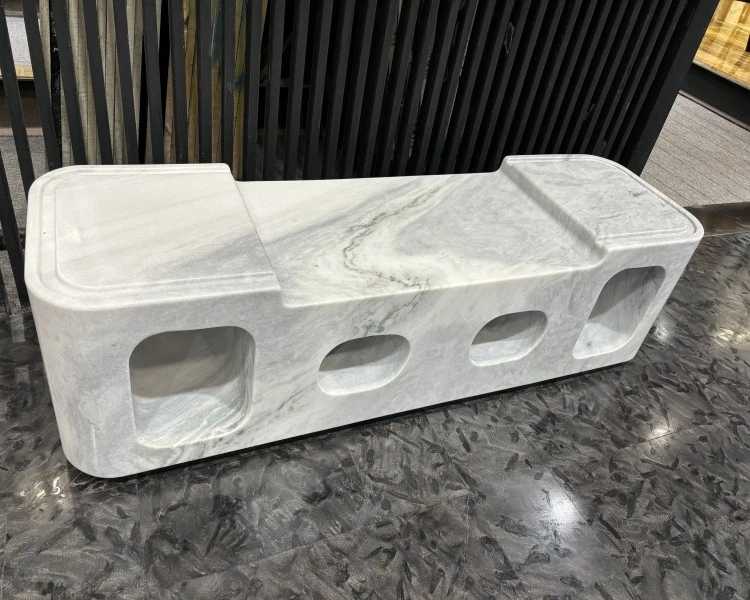  White Quartzite Bench